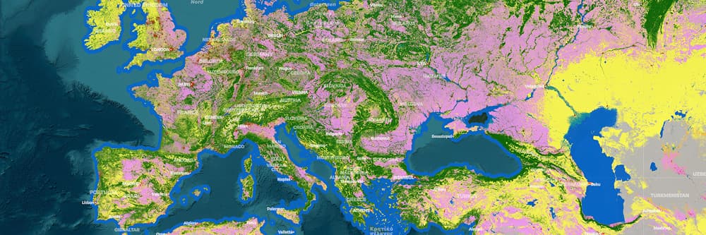 Land cover — ESA WorldCover classification map